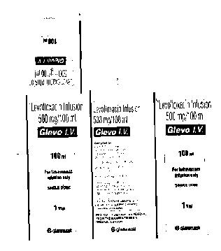 G L E V O I.v. 500 Mg. Device mark 1049302 Trademark
