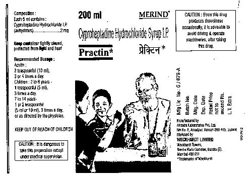 Practin ( Label ) Device mark 1053805 Trademark