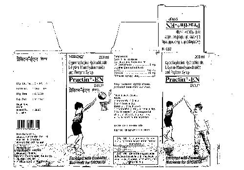 Practin-en Syrup Device mark 1053809 Trademark