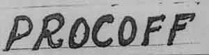 Procoff Device mark 1078382 Trademark