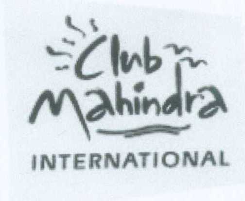 Club Mahindra (label) Device mark 1204589 Trademark