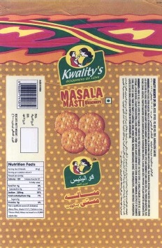 Kwalitys Masala Masti, De. Of Mother And Child And Biscuits Device mark 1232912 Trademark