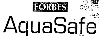 Forbes Aquasafe Device mark 1238204 Trademark