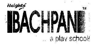 Bachpan(label) Device mark 1250366 Trademark