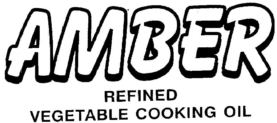 Amber Refined Vegetable Cooking Oil (label) Device mark 1271727 Trademark