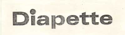 Diapette Device mark 1272079 Trademark