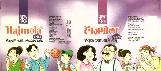 Hajmola (label) Device mark 1294832 Trademark