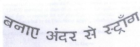 Banaye Andar Se Strong (label) Device mark 1294839 Trademark