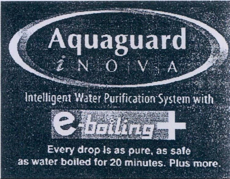 Aquaguard (label)inova Device mark 1310194 Trademark