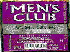 Men" Club V.s.o.p (label) Device mark 1315237 Trademark