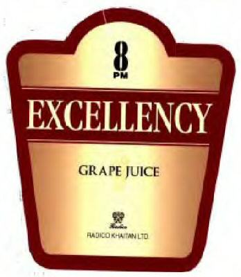 8pm Excellency (label) Device mark 1342844 Trademark