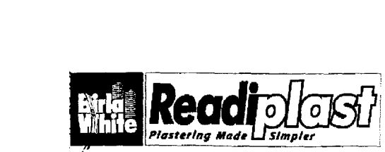 Birla White Readiplast Device mark 1345545 Trademark