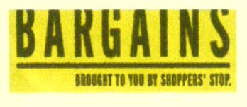 Bargins (label) Device mark 1362393 Trademark