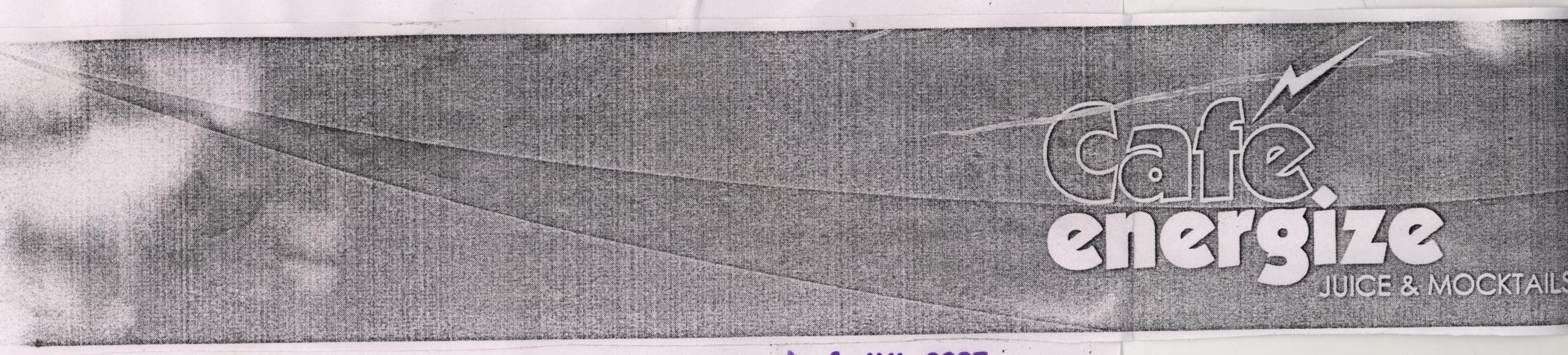 Cafe Energize (label) Device mark 1368654 Trademark