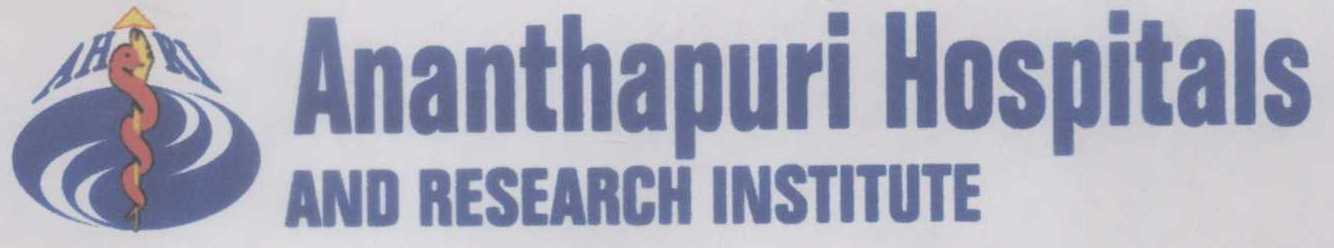 Ananthapuri Hospitals And Research Institute [device] Device mark 1373574 Trademark