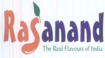 Rasanand, The Real Flavours Of India Device mark 1392122 Trademark