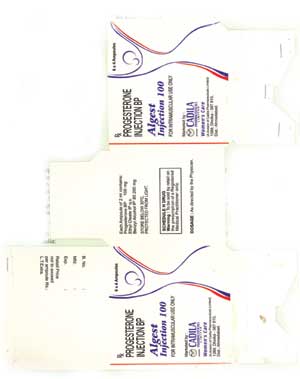 Algest Injection 100 [label] Device mark 1392745 Trademark