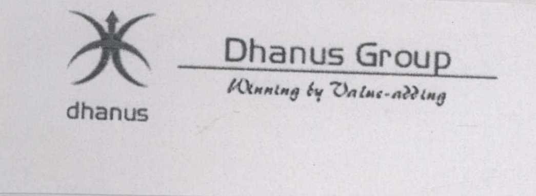 Dhanus Group (device Of Human Caricature) Device mark 1398924 Trademark