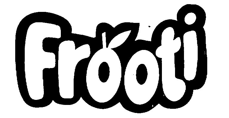 Frooti (device Of Letter Of Shaded) Device mark 1415753 Trademark