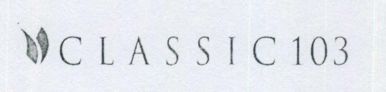 C L A S S I C 103 (other Geometrical Solids) Device mark 1444263 Trademark