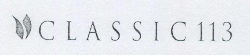 C L A S S I C 113 (device Of Other Geometricl Solids) Device mark 1444272 Trademark