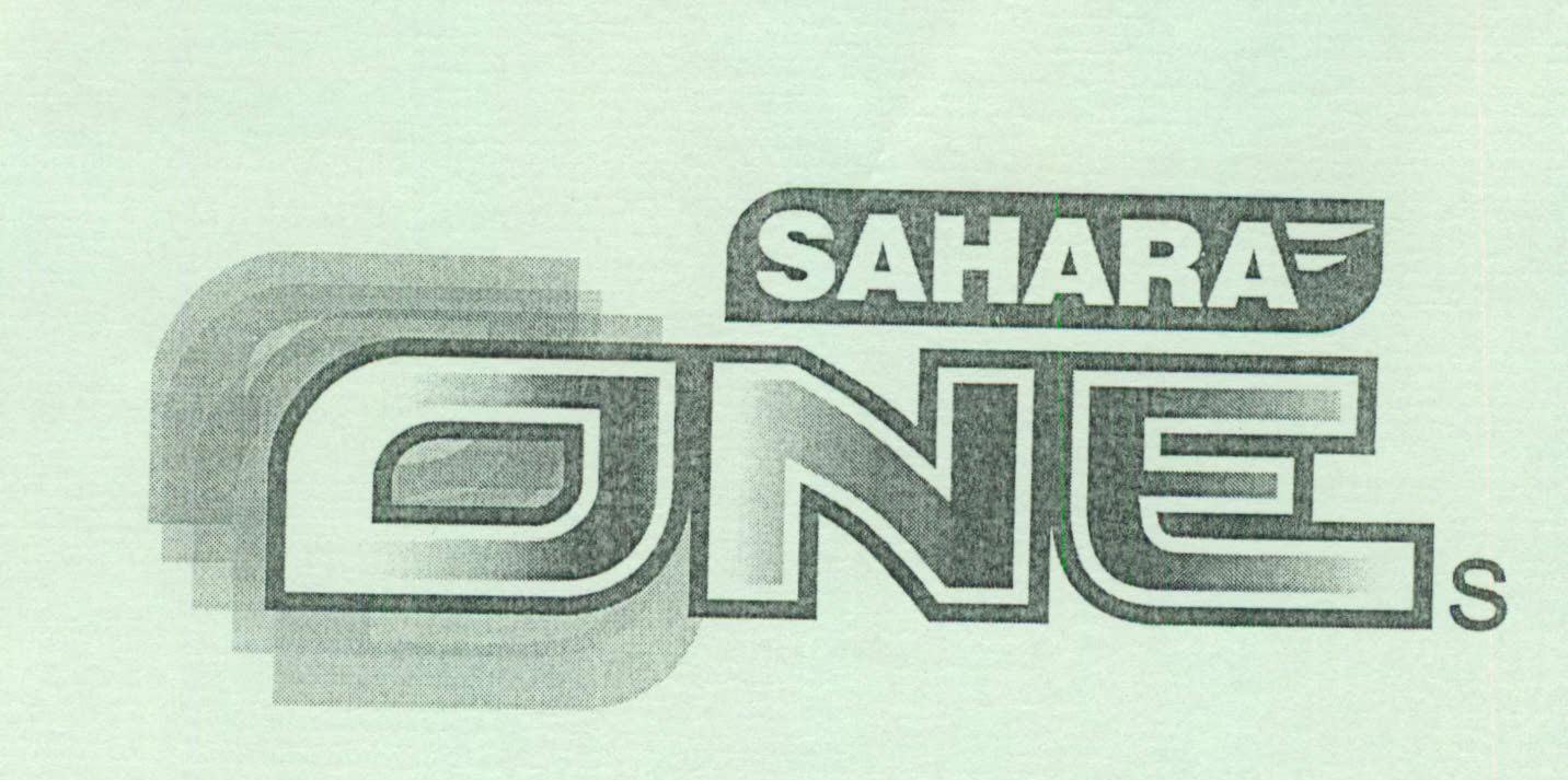 Sahara Ones(special Form Of Writing) Device mark 1444937 Trademark