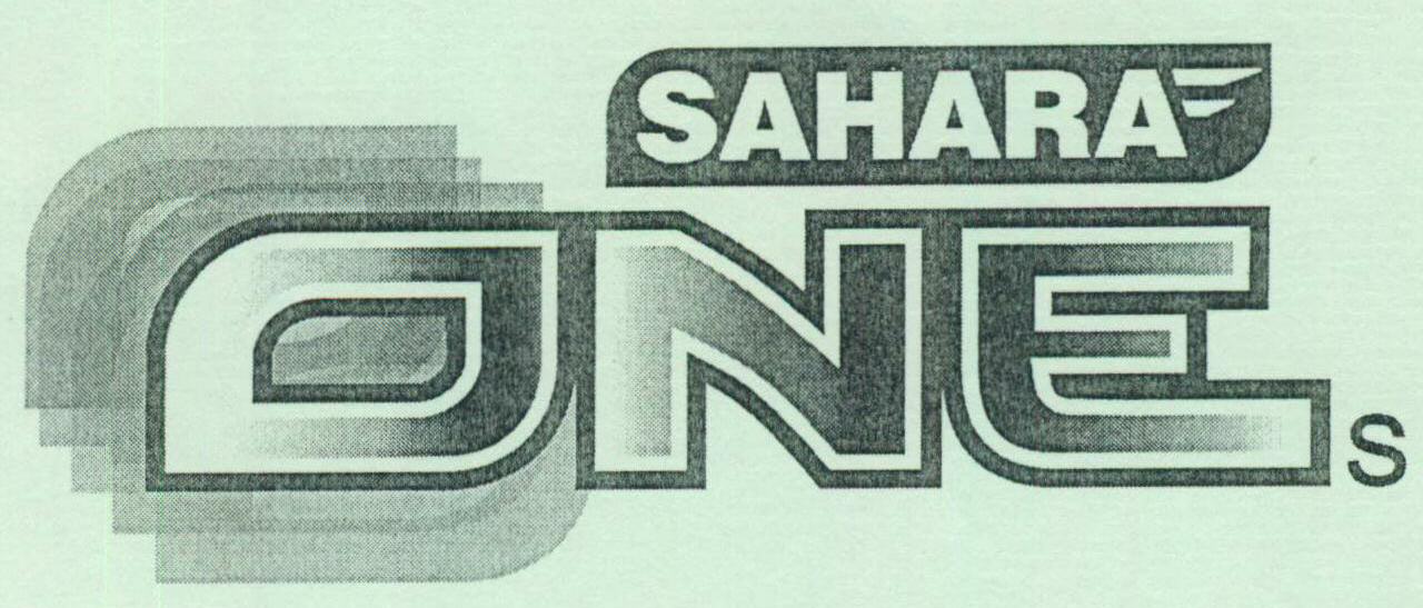 Sahara One"s (logo) Device mark 1445215 Trademark
