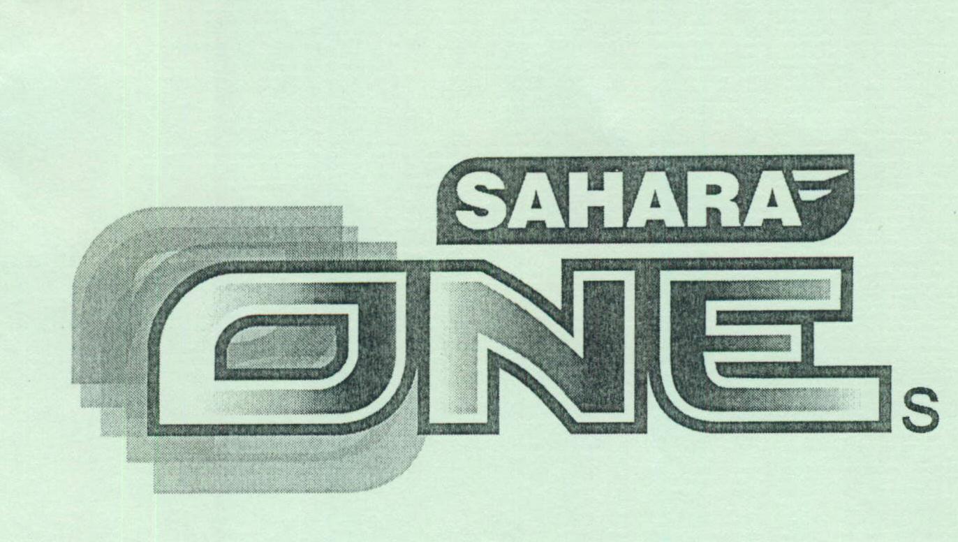 Sahara One (label) Device mark 1445246 Trademark