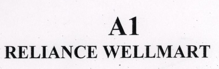 A1 Reliance Wellmart Device mark 1450830 Trademark