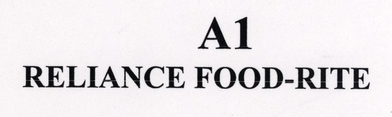 A1 Reliance Food Rite Device mark 1450834 Trademark
