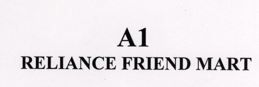 A1 Reliance Friend Mart Device mark 1450838 Trademark