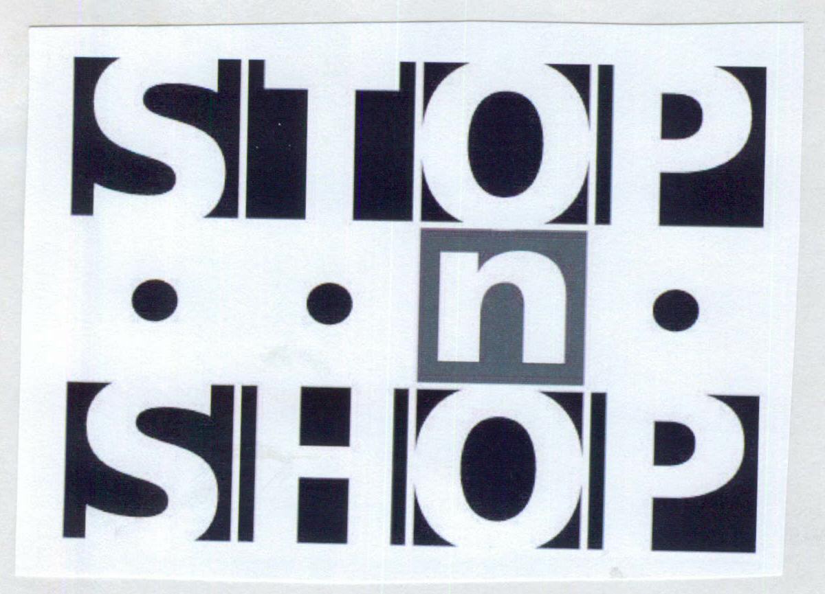 Stop N Shop (label) Device mark 1452158 Trademark