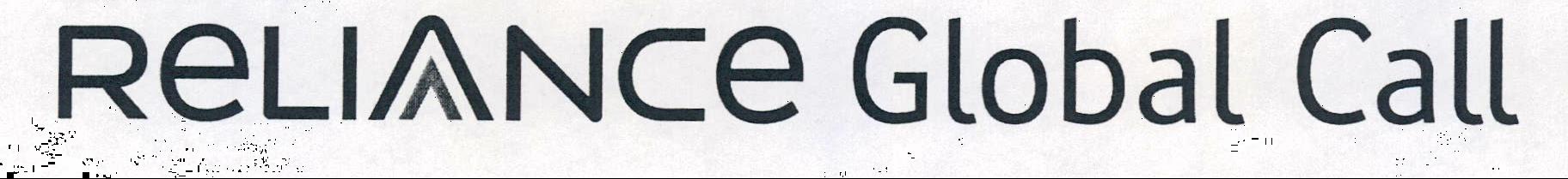 Reliance Global Call (letter Written In Special Form) Device mark 1459710 Trademark