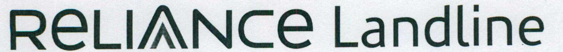 Reliance Landine (special Form Of Writing) Device mark 1459737 Trademark