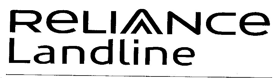 Reliance Landline (special Form Of Writing) Device mark 1459741 Trademark
