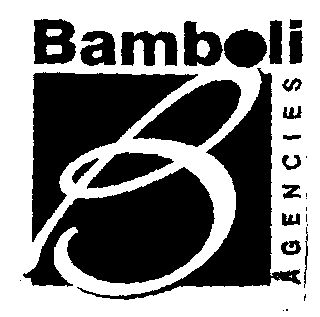 B Bamboli Agencies (letter Written In Special Form) Device mark 1465349 Trademark