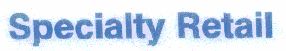 Specialty Retail (letter Written In Special Form) Device mark 1466215 Trademark