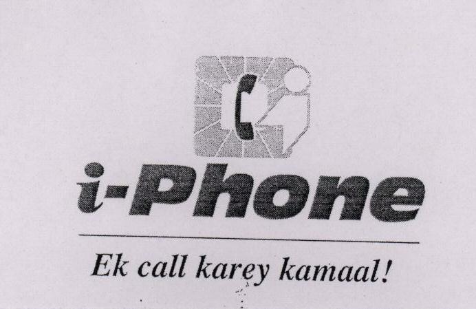 I-phone Ek Call Karey Kamaal! (device Of Telephone, Label) Device mark 1483332 Trademark