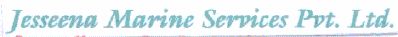 Jesseena Marine Services Pvt Ltd. (special Form Of Writing) Device mark 1483513 Trademark