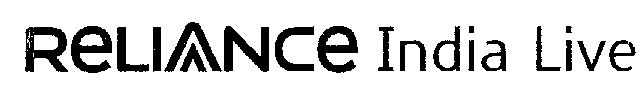 Reliance India Live (letter Written In Special Form) Device mark 1497742 Trademark