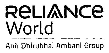 Reliance World (letter Written In Special Form) Device mark 1497789 Trademark