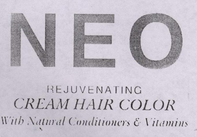 Neo Rejuvenating Cream Hair Colok (label) Device mark 1498179 Trademark