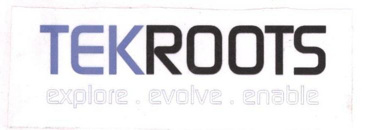 Tekroots Device mark 1609043 Trademark
