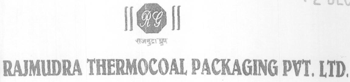 Rajmudra Thermocoal Packaging Pvt.ltd. (logo) Device mark 1630186 Trademark