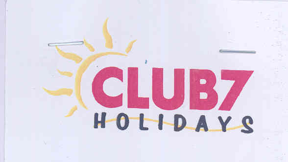 Club 7(word, A Misc.geo.device),holidays, Label In Colour Device mark 1632347 Trademark