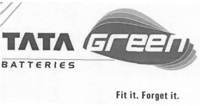 Tata Green Batteries (label) Device mark 1640239 Trademark