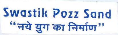 Swastik Pozz Sand (label) Device mark 1676773 Trademark