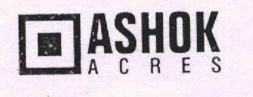 Ashok A C R E S (label) Device mark 1723516 Trademark