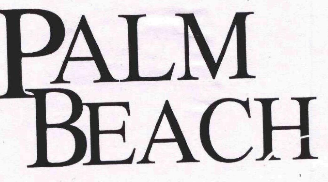 Palm Beach (label) Device mark 1723533 Trademark