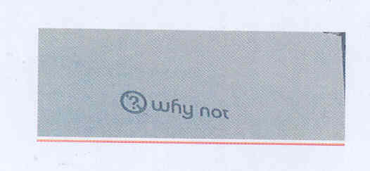 Why Not (label) Device mark 1739395 Trademark